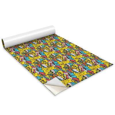 Bútor matrica Sárga lények