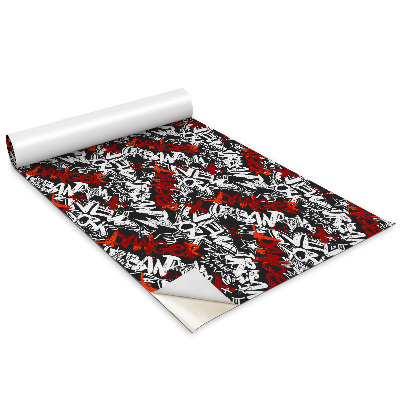 Dekoratív bútor matrica New York Danger felirat