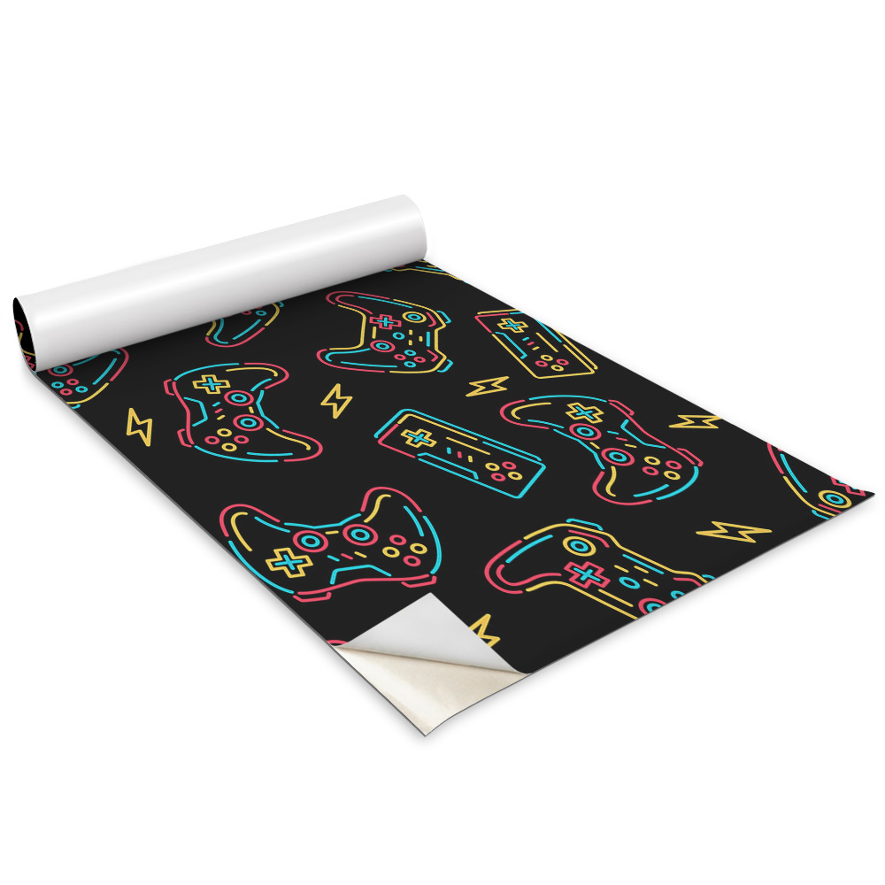 Dekoratív bútor matrica Játékvezérlők