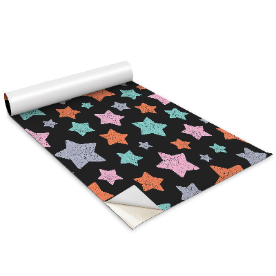 Bútor matrica Színes csillagok