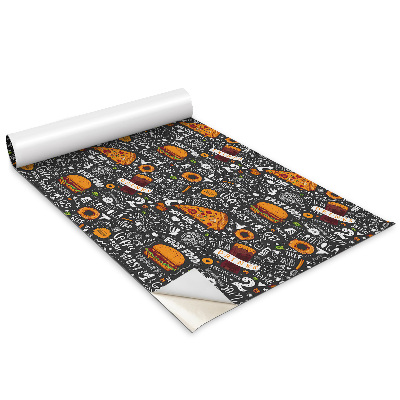 Bútor matrica Rajzolás gyorséttermi ételek