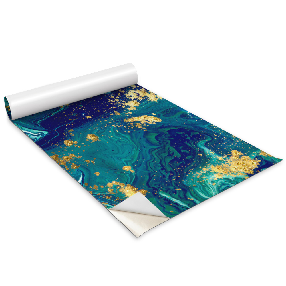 Bútor matrica Kék márvány