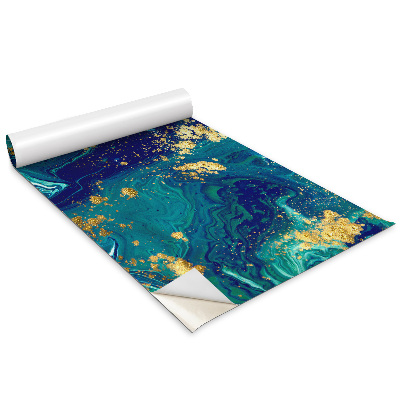 Bútor matrica Kék márvány