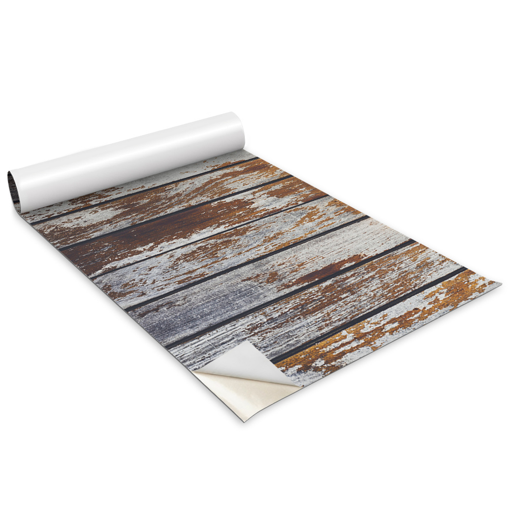 Dekoratív bútor matrica Régi kopottas deszka