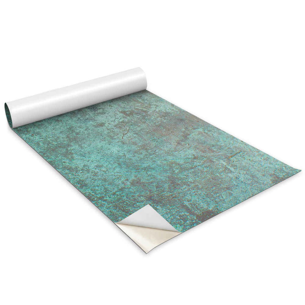 Dekoratív bútor matrica Oxidált rozsdás fémlemez motívum