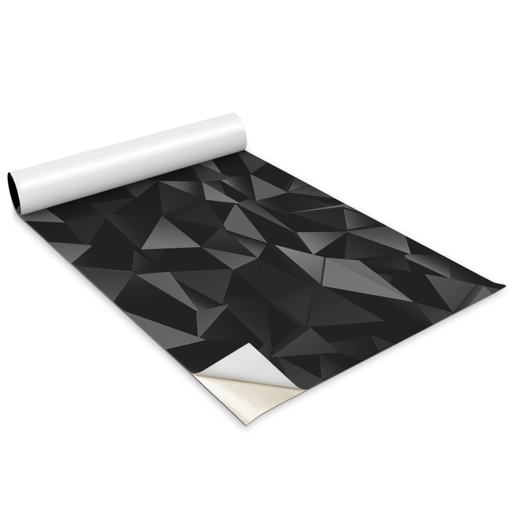 Dekoratív bútor matrica Sötét háromszögek 3D hatás