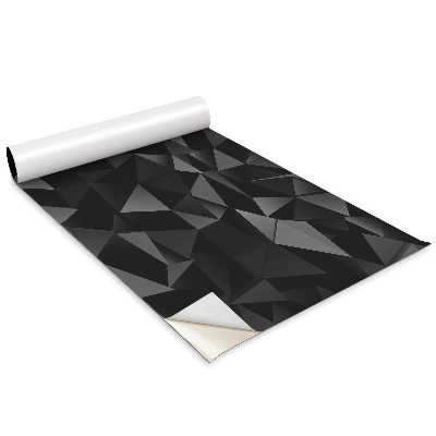 Dekoratív bútor matrica Sötét háromszögek 3D hatás