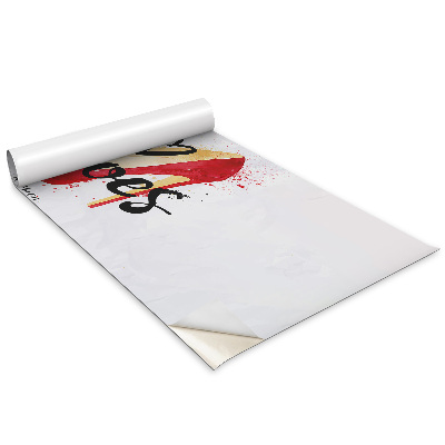 Bútor matrica I Love Shoes Piros tűsarkú cipő