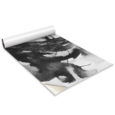 Bútor matrica Fekete-fehér festett portré