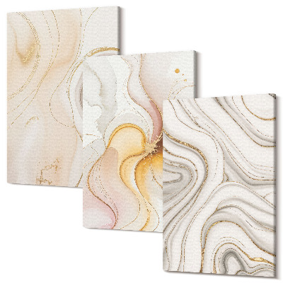 Kép szett triptichon Absztrakt meleg minták elegáns motívumok