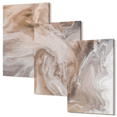 Kép szett triptichon Kő textúra absztrakt márvány minták