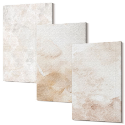 Falikép szett triptichon Divatos textúrák világos pasztell színekben