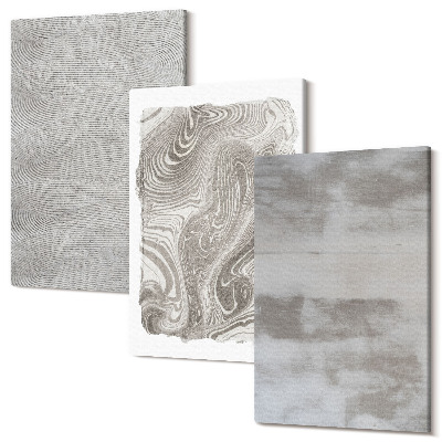 Háromrészes vászonkép szett Ipari szerkezetek absztrakt tervezés