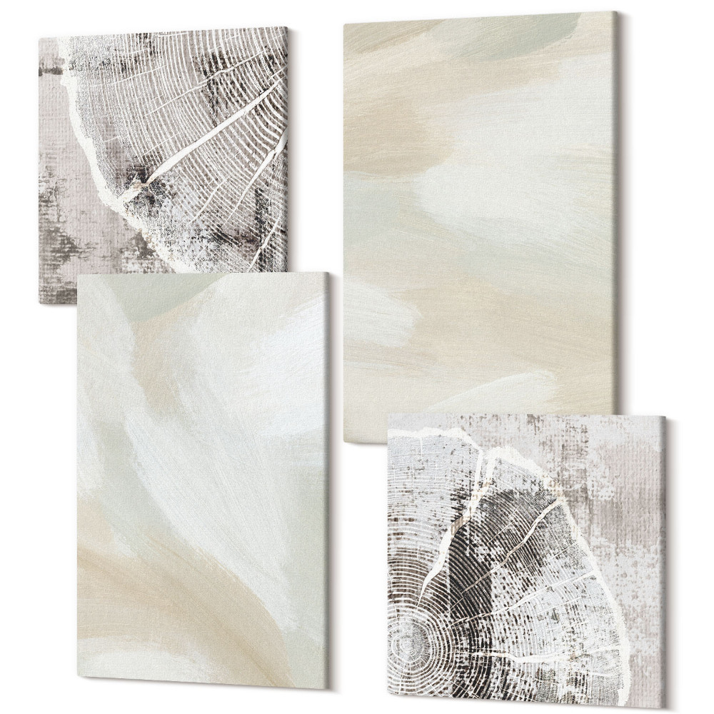 Négy részes vászonkép szett Festék textúra nyomai festék minimalizmus