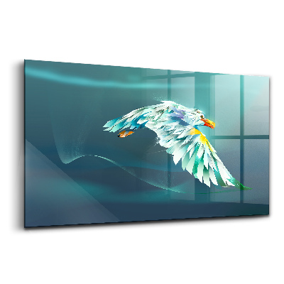 Egyedi üvegkép Kép egy repülő sas