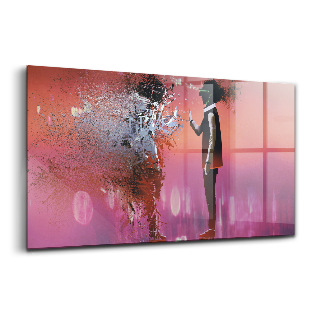 Üvegkép falra Kibertéri lelkiállapot