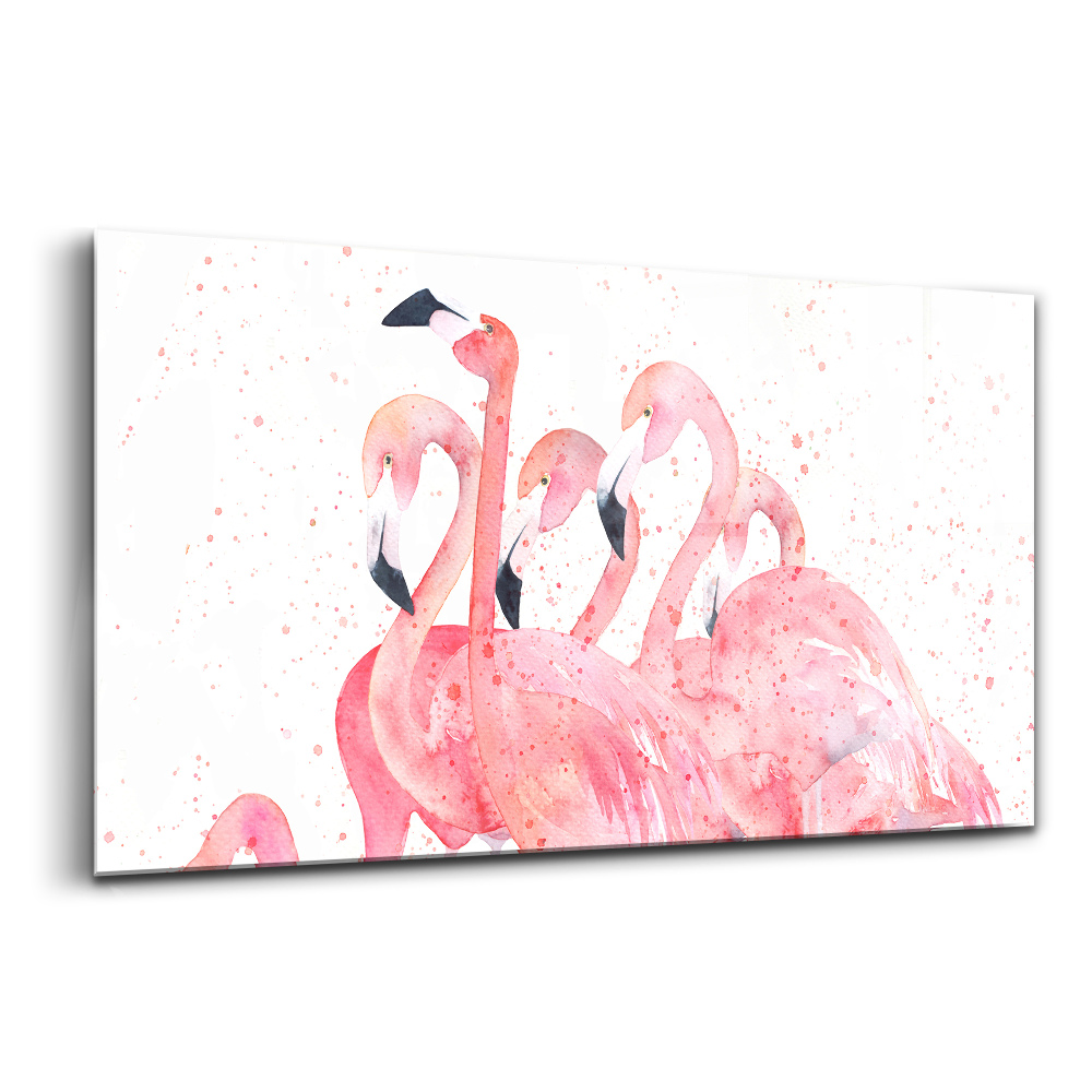 Üvegkép Cluster flamingók