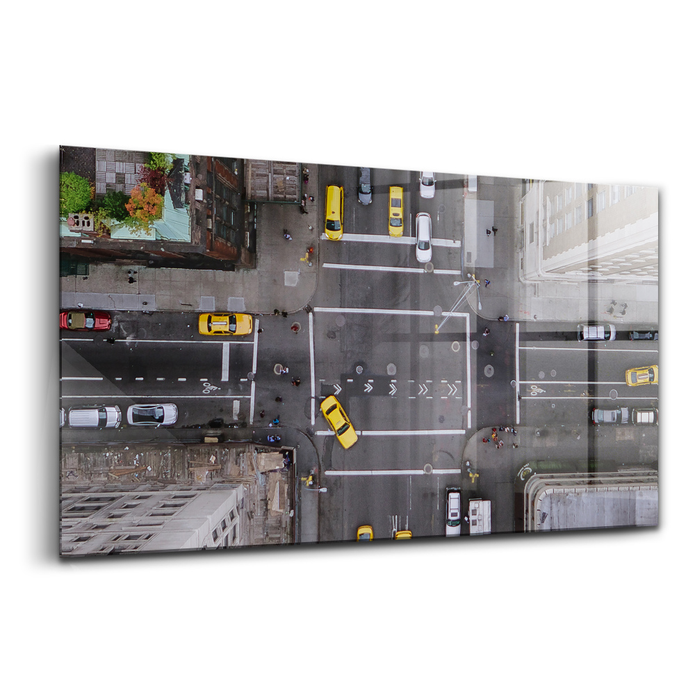 Egyedi üvegkép Manhattan szíve 5. sugárút NYC
