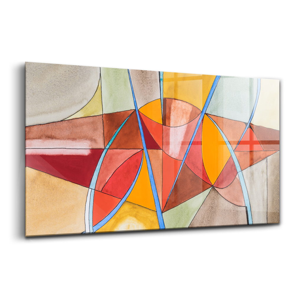 Üvegkép Művészet narancs ólomüveg