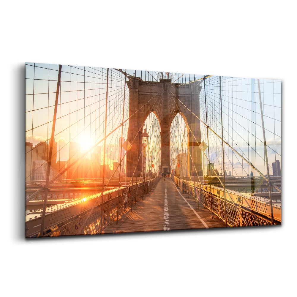 Üvegkép falra Brooklyn híd NYC