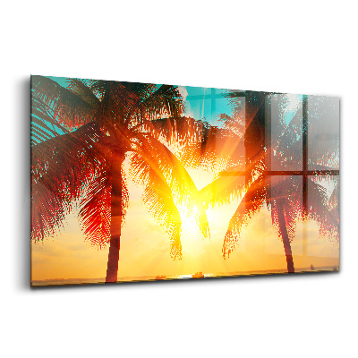 Egyedi üvegkép Nyaralás pihenés nyár