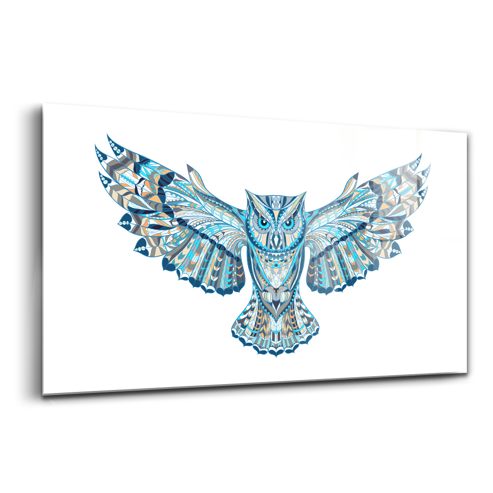 Egyedi üvegkép Bagoly repül