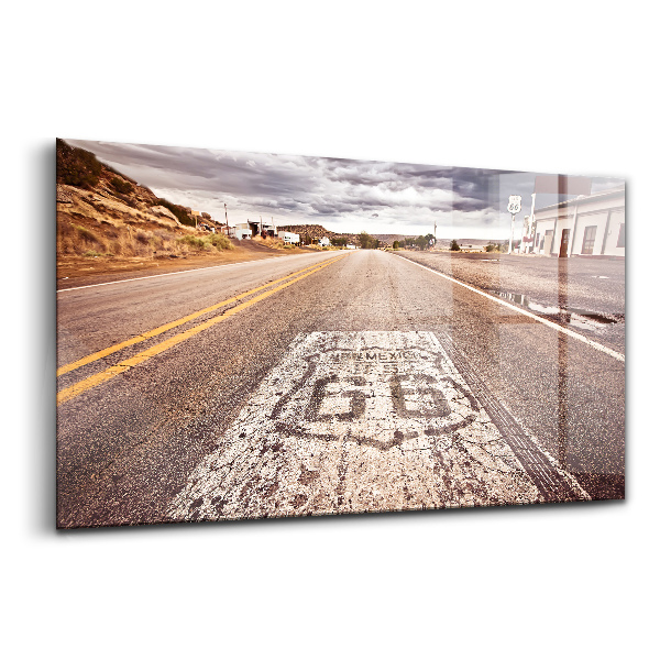 Üvegkép Route 66 amerikai állami út