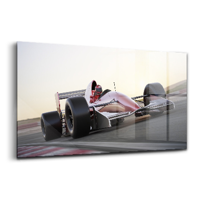 Üvegkép falra Sportversenyautó