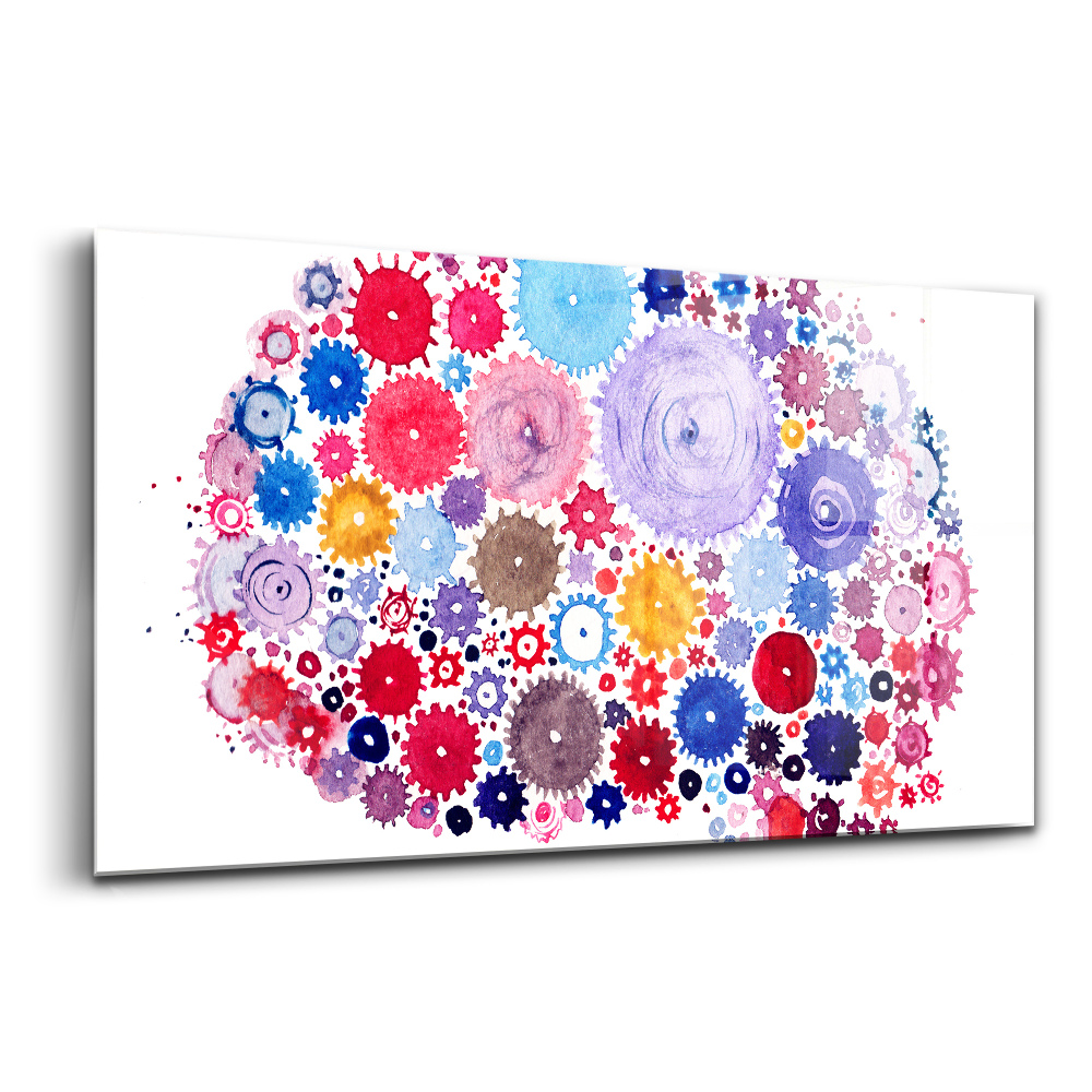 Üvegkép falra Színes absztrakt illusztráció