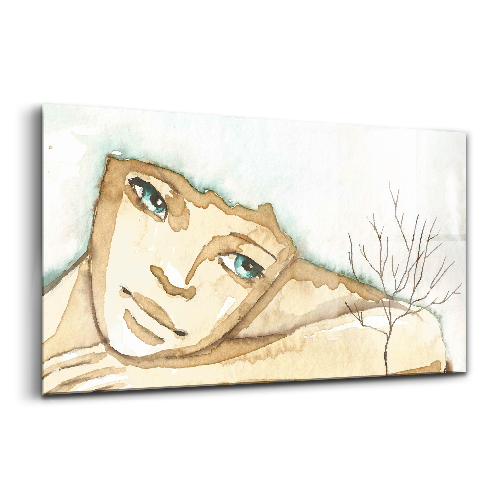 Üvegkép Női portré