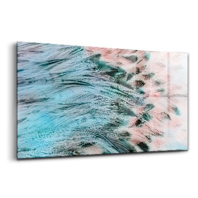 Üvegkép falra Színes tollak