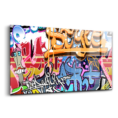 Egyedi üvegkép Street art graffiti