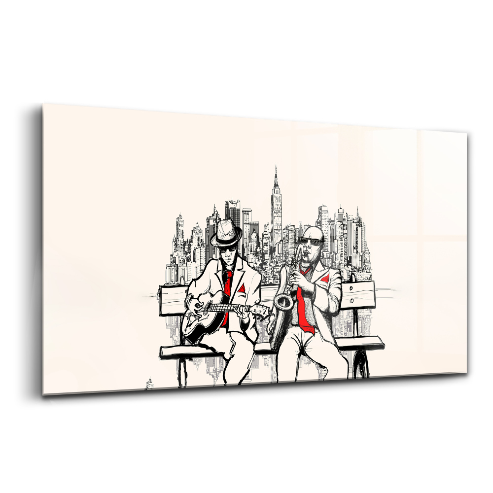 Üvegkép Jazz New Yorkban
