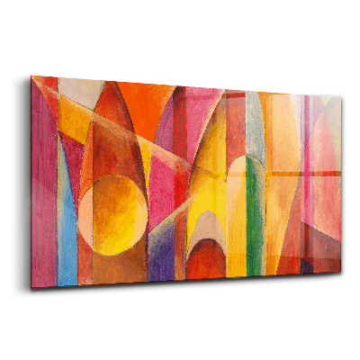 Egyedi üvegkép Művészeti dekoráció absztrakt