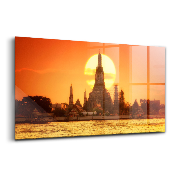 Egyedi üvegkép Wat arun Bangkok Thaiföld