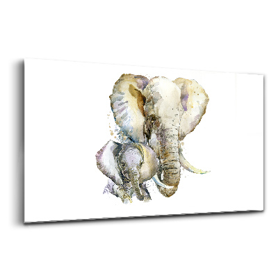 Egyedi üvegkép Elefánt állat