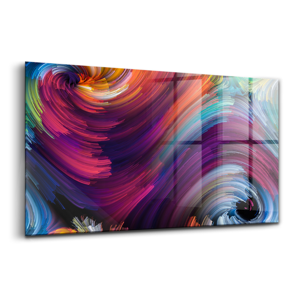 Üvegkép falra Absztrakt hullámok