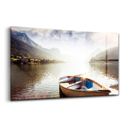 Üvegkép Fantasztikus kilátás a tóra