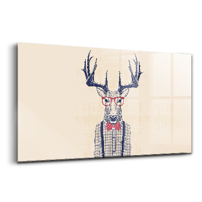 Üvegkép Szarvas ingben és jazz íjjal
