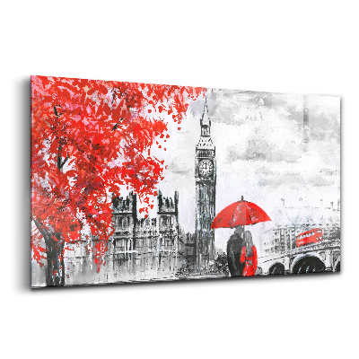Egyedi üvegkép Big Ben London égboltja
