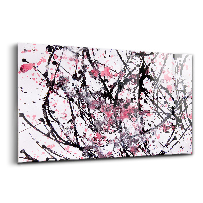 Egyedi üvegkép Absztrakt ecsetvonások