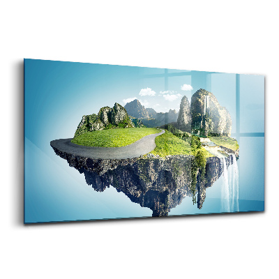 Üvegkép Repülő sziget