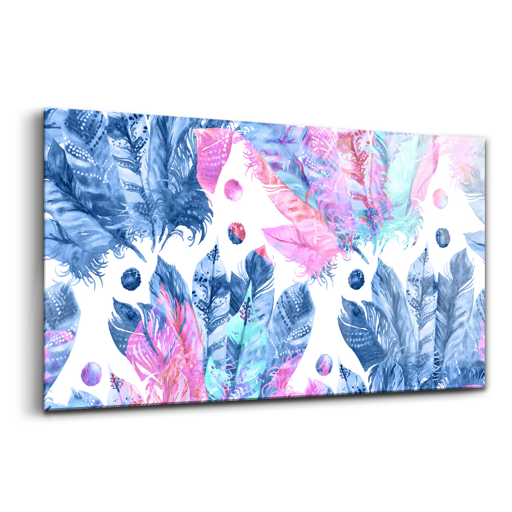 Üvegkép Színes tollak