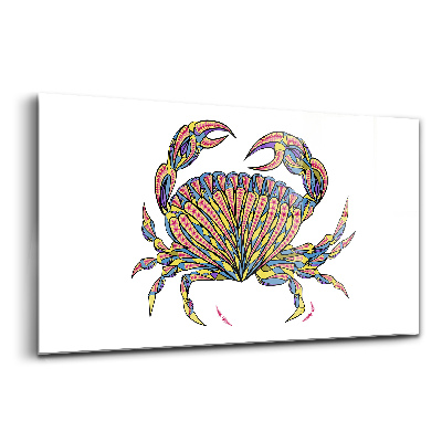 Üvegkép falra Etnikus rák