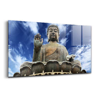Egyedi üvegkép Tian tan Buddha Hongkongban