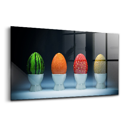 Egyedi üvegkép Húsvéti tojások