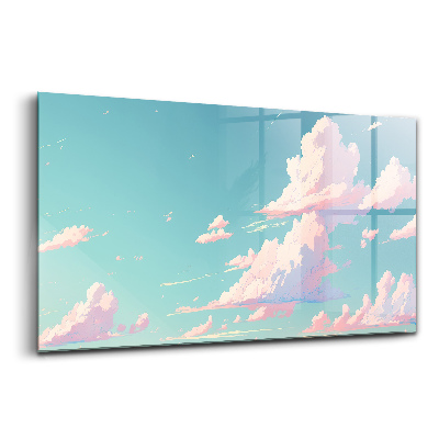 Üvegkép falra Az ég pasztellszíne