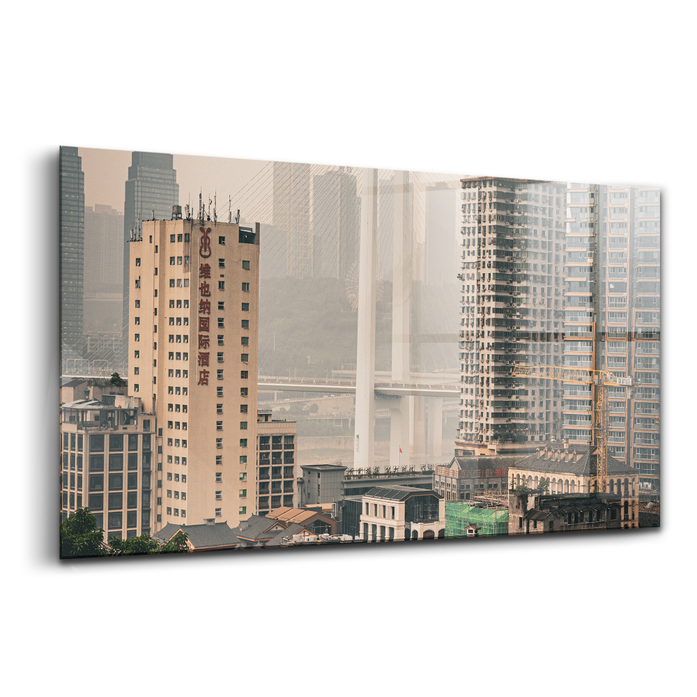 Üvegkép falra Régi város Csungkingban