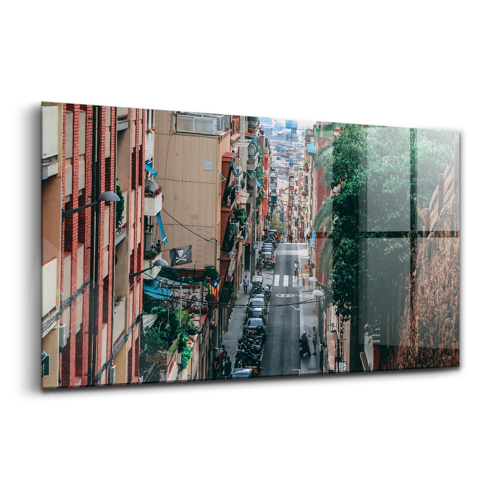 Üvegkép falra út barcelona gracia