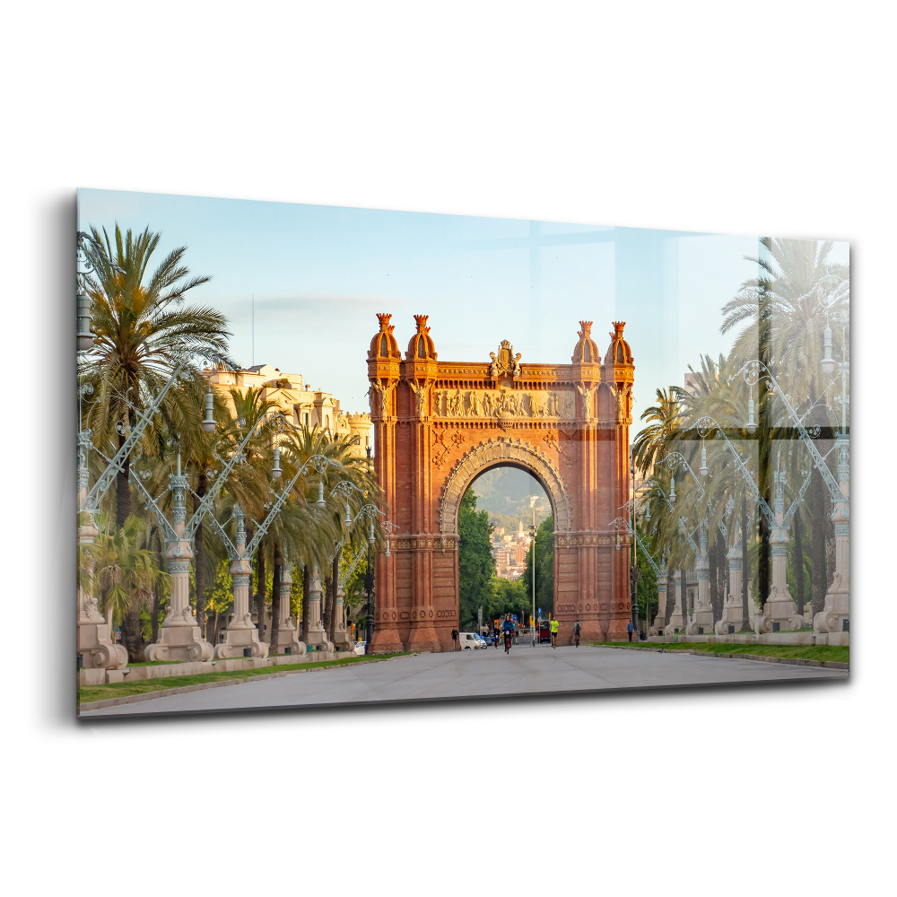 Egyedi üvegkép Diadalív barcelona katalónia